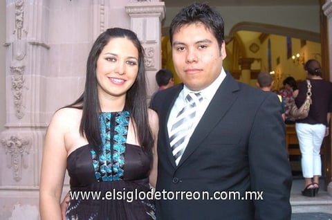 14062010 Marcela Vázquez y Héctor Cortés.