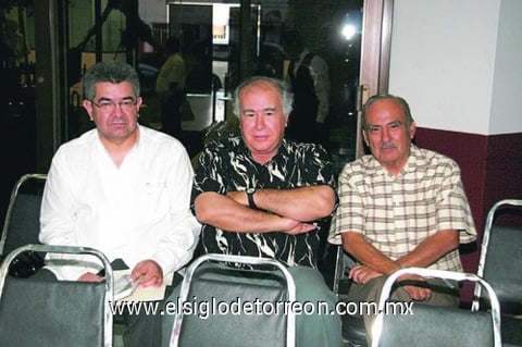 17062010 Gregorio Muñoz, Fidencio Treviño y Javier Saucedo.