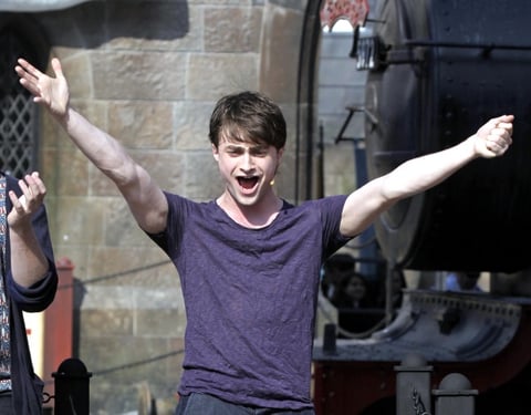 'Lo que Universal Orlando ha hecho con Harry Potter es realmente fantástico', dijo Radcliffe en la ceremonia.