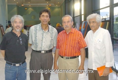 19062010 Carlos Burciaga, Francisco Alvarado, Manuel Rodríguez y Fernando Lozano.