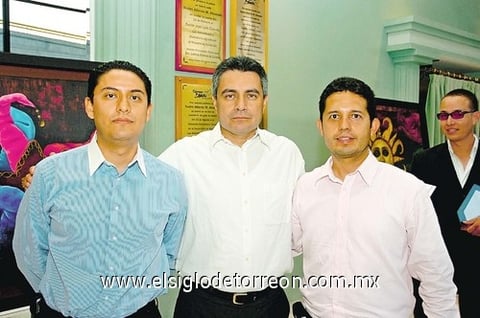 21062010 Mario Magnus, Juan Antonio López y Mario Ernesto Marín. EL SIGLO DE TORREON / ÉRICK SOTOMAYOR