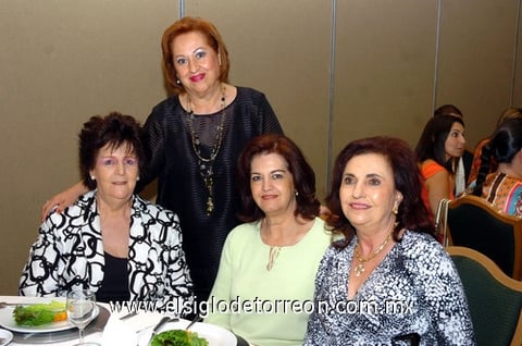 20062010 Tita de Mijares, Paty de García Cigarroa, Cristy Escamilla y Cristy de Kawas.  EL SIGLO DE TORREÓN / ÉRICK SOTOMAYOR