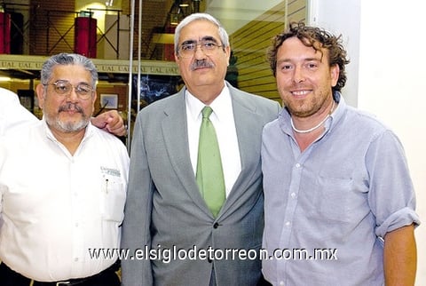 20062010 De festejo. Pedro Cárdenas, Yamil Darwich y Gerome Faolacci.