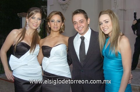 05072010 Invitados. Mariana Castillo, Anet Dingler, Pedro González y Blanca Álvarez.