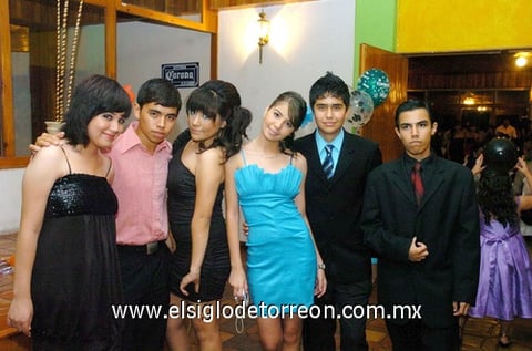 06072010 Valeria Zúñiga, Carlos Cabe, Cristy Rivas, Yadira Mendoza, Javier Méndez y Luis Soales.