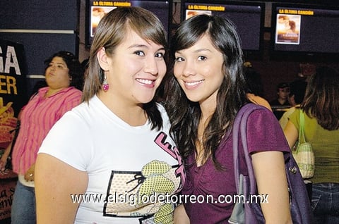 11072010 Cinéfilas. Lily Chávez y Paty Bernal.