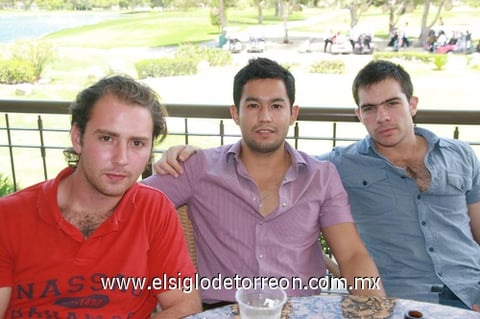 14072010 Mariano López, Chuy Zarzosa y Ortega.