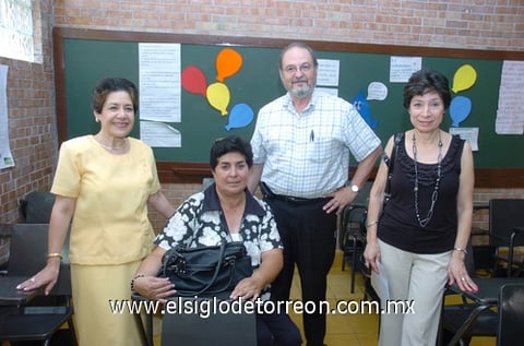14072010 Silvia Muruaga, Angelita Córdoba, Jorge Ledesma y Lilia Subealdea.