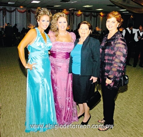 18072010 Gabriela de Martínez, Carmen de Saavedra, María Elena de González y Luz María González.