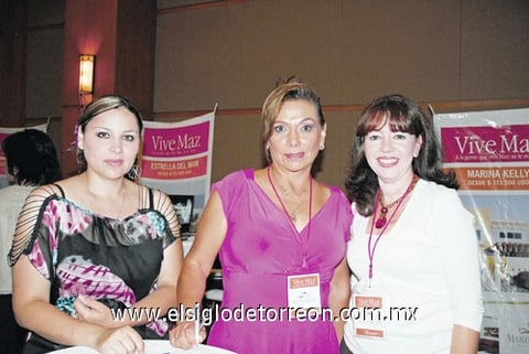 28072010 Lourdes Brito, Guadalupe Jiménez y Jackeline Dipp de Riddle.
