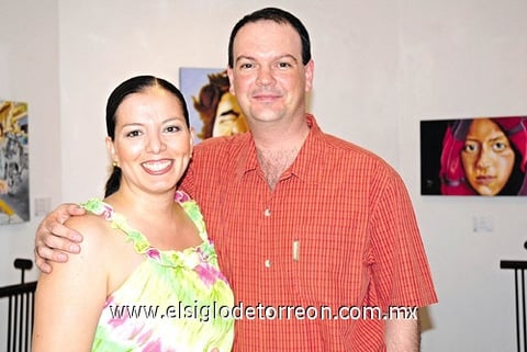 Estela de Alba y Carlos Raúl.