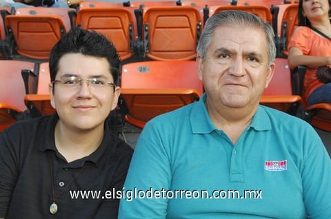 31072010 Gerardo Salcido Berumen y su papá Gerardo Salcido Esparza.