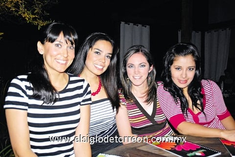 01082010 Malú Armendáriz, Mayra Carrillo, Maritza Vázquez y Ana Sofía Salazar.