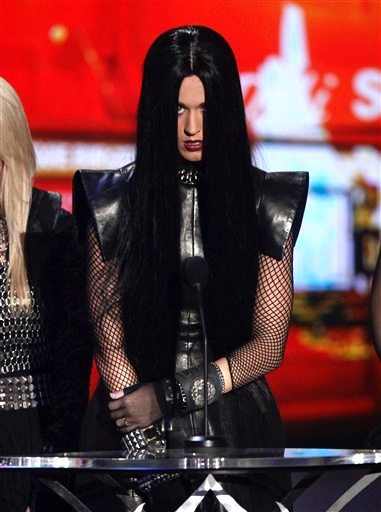 Katy Perry cambió de vestuario durante todo el evento.