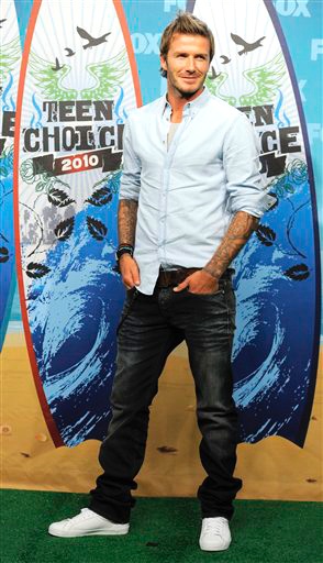 David Beckham fue 'elegido' por los jóvenes.