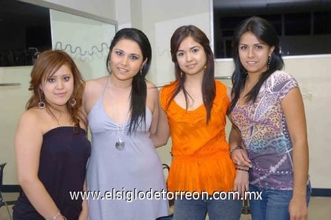 15082010 Jéssica Medina, Karla Salazar, Claudia López y Candy Rodríguez. EL SIGLO DE TORREÓN/ ÉRICK SOTOMAYOR
