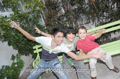 16082010 Gerardo Armijo, Sebastián Castro y Eugenio Martínez.