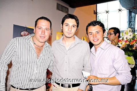 Ricardo Villarreal, Gerardo Carrillo y Daniel Martínez.
