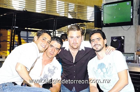 Beto Valdés, Nacho Martínez, Gabriel Villalobos y Francisco Peña.