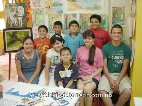 18082010 Alumnos. Estrella de León, Pam Carrillo, Jacobo Hernández, Nury Pérez, Héctor Porras, Rafa Hernández, Brayan Ramírez, Ángel Gómez y Lalo Dávila.