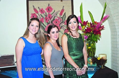 18082010 Malú Martínez, Ale González y Marlene Hernández, captadas en reciente evento social.