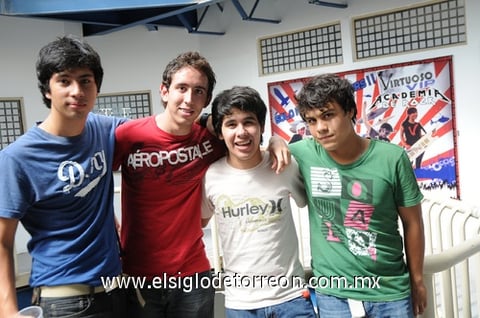 21082010 Juan Borrego, Ricardo Luna, Salvador Álvarez y Miguel Cornejo.