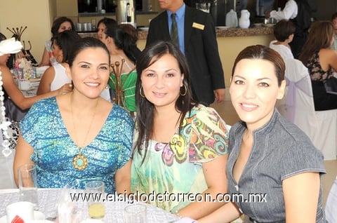 23082010 Invitadas. Gabriela Castillo, Mónica Rodríguez y Liz Ontiveros.