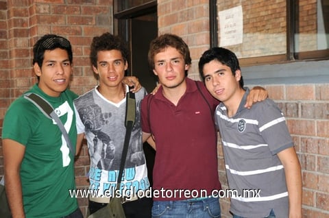 25082010 Ernesto Soto, David de la Garza, Jorge Espejel y Roberto de Valle.