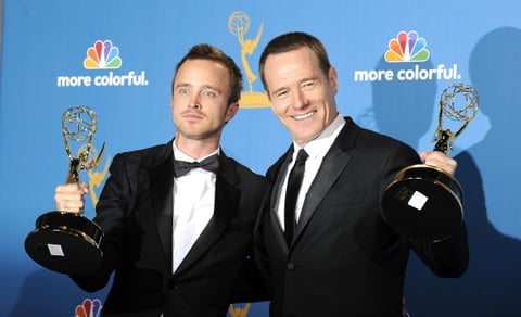 Aaron Paul ganó la categoría actor de apoyo sobresaliente en series de drama y Bryan Cranston se premio como actor principal.
