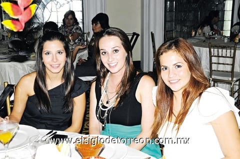 Mariana Murguía, Maru López y Bárbara Valdepeña.