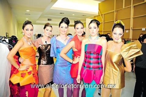 Andrea, Besy, Alilia, Nuri, Bárbara y Alejandra.