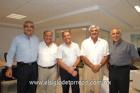 Antonio Mery, René Anaya, Zamir Luna, Miguel Mery y Ricardo Mery.
