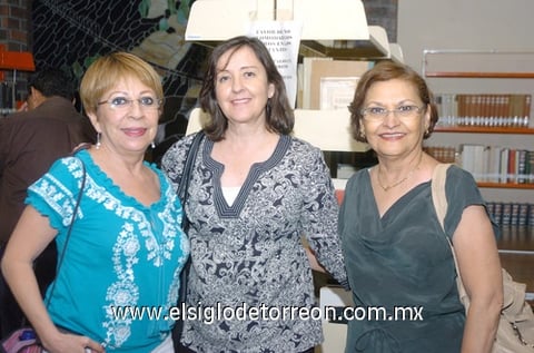 30082010 Gloria Murillo, Lili de la Peña y Claudia Maynez.