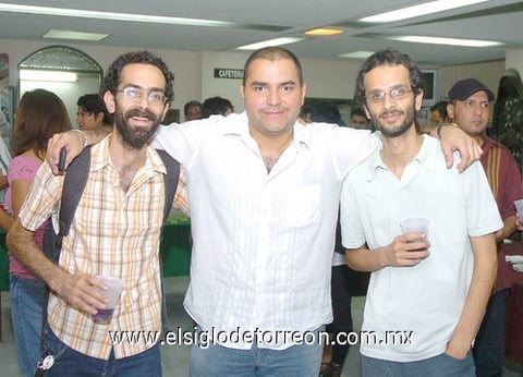 30082010 Germán Cravioto, Édgar Morales y Antonio Cravioto.