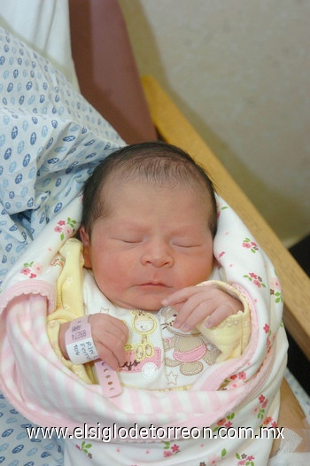 04092010 La pequeña Daniela Eguía Ruiz nació el cuatro de agosto.