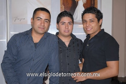 05092010 Benjamín Antibez, Alberto Medina y Omar Aguirre.