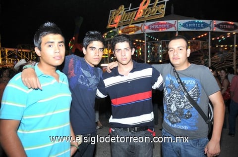 06092010 Alfredo Medina, Pedro Rodríguez, Miguel Giacomán y Axel Fraustro.