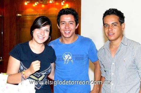 09092010 Rocío Martínez, Ángel Mere y Jesús Camacho.
