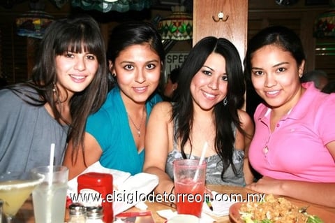 10092010 Andrea Cruz, Yazmín Poulain, Lucero Rodríguez e Ileana Rodríguez.