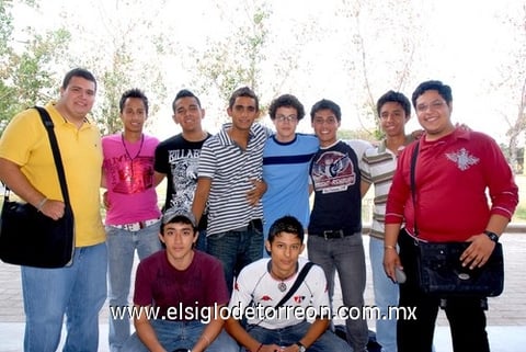 10092010 Alejandro Nájera, José Luis Hernández, Rubén Hernández, Jorge Ávila y Jorge Guevara.