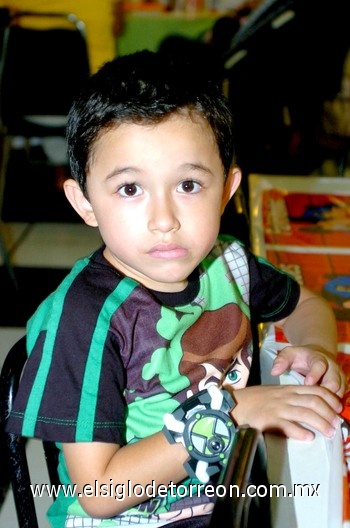 10092010 Javier Andrés Lara Castañeda festejó su quinto cumpleaños.