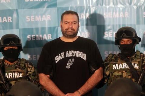 La Marina llevaba 10 meses siguiendo los pasos del narcotraficante.