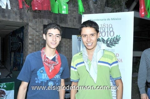 16092010 Sergio Estrada e Iván Calderón.