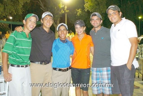 21092010 Luis Lozano, Memo González, Luis Vega, Mónica Dibildox y Armando Dávila.