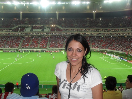 Estadio Omnilife en Guadalajara partido Selección Mexicana vs Ecuador. Fotografía enviada por Dafne Villarreal Guerrero.