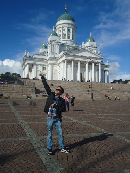 Catedral evangélica luterana de la ciudad de Helsinki, Finlandia. Agosto 2010 Fotografía enviada por Ulises Villarreal