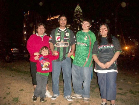 Famila Vasquez Hernández en Charlotte n.c  Fotografía enviada por Jesús Vasquez.