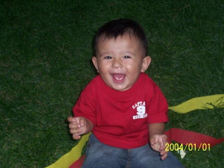 1er añito de Chris Gamboa. Fotografía enviada por Noemi.