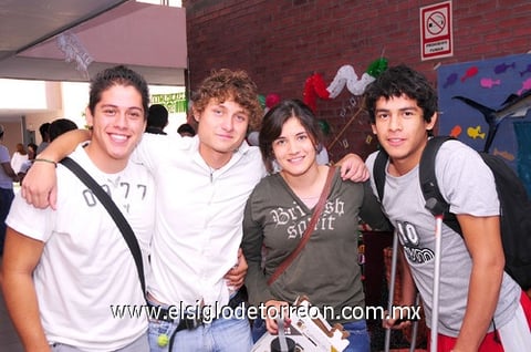 01102010 Pável Valdez, Óscar Leal, Sofía Hermosillo y Billy Grijalva.