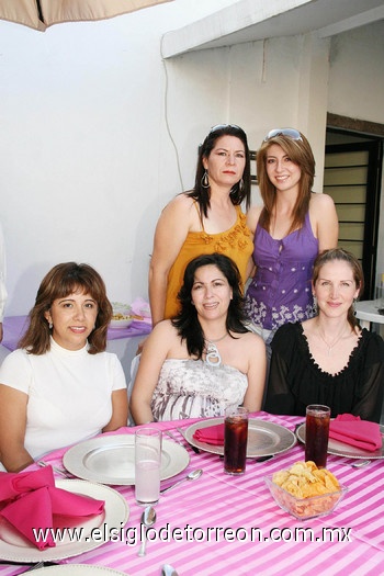 06102010 Ana Cabrales, Socorro Martínez, Azucena Ramírez, Estefanía Martínez y Pilar Askins.